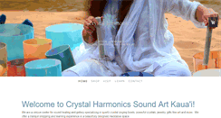 Desktop Screenshot of crystalharmonics.com